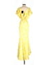 Michael Costello X Revolve 100% Polyester Yellow Cocktail Dress Size XXS - photo 2