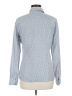 The Limited 100% Cotton Polka Dots Blue Long Sleeve Blouse Size M - photo 2