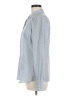 The Limited 100% Cotton Polka Dots Blue Long Sleeve Blouse Size M - photo 5