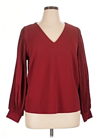 MELLODAY Long Sleeve Blouse (view 1)