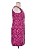 Sag Harbor 100% Polyester Paisley Pink Cocktail Dress Size 14 (petite) - photo 4