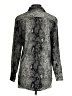 W118 by Walter Baker 100% Polyester Paisley Silver Long Sleeve Blouse Size XS - photo 2