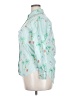 J. McLaughlin Print Green 3/4 Sleeve Button-Down Shirt Size XXL (estimated) - photo 5