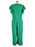 Eliza J Solid Green Jumpsuit Size 16 - photo 2
