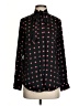 Zara Basic Polka Dots Black Long Sleeve Blouse Size XS - photo 1