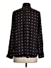 Zara Basic Polka Dots Black Long Sleeve Blouse Size XS - photo 2