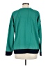 J.Jill Color Block Teal Pullover Sweater Size M - photo 2