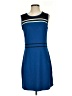Callaway Color Block Blue Casual Dress Size S - photo 1