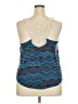 Dots 100% Rayon Blue Sleeveless Top Size 2X - photo 2