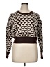 11. Honore Houndstooth Brown Pullover Sweater Size 1X (1) - photo 1