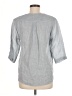 Modström 100% Linen Gray Blue 3/4 Sleeve Blouse Size M - photo 2