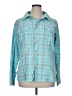 Cabela's Plaid Teal Long Sleeve Button-Down Shirt Size XL - photo 1