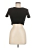 Zara Black Short Sleeve Turtleneck Size M - photo 1