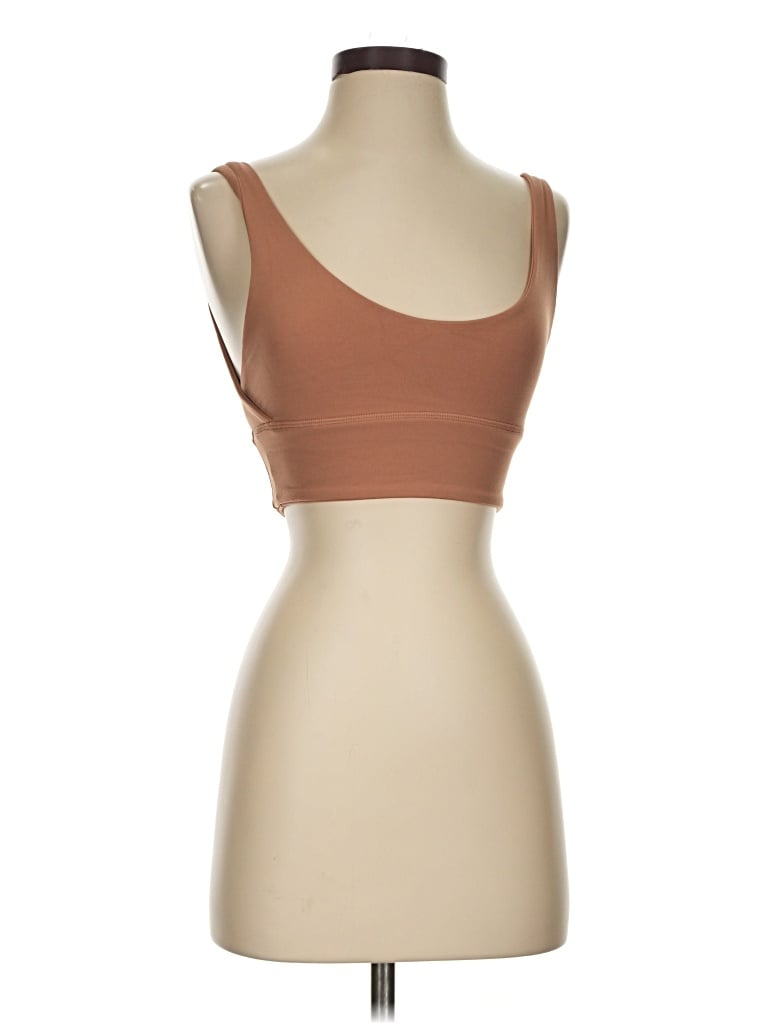 Pre-owned Lululemon Athletica Sports Bra In Brown