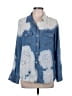 Billy T Stars Blue Long Sleeve Button-Down Shirt Size L (estimated) - photo 1