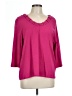 TanJay Pink 3/4 Sleeve Top Size L - photo 1