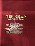 Tek Gear Burgundy Long Sleeve Top Size L - photo 7