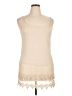 Assorted Brands Ivory Sleeveless Top Size XL - photo 1