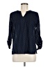 Talbots 100% Cotton Polka Dots Blue 3/4 Sleeve Blouse Size M - photo 1