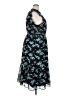 J.Crew 100% Polyester Print Teal Cocktail Dress Size XXL - photo 4