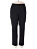 Alfani Solid Black Casual Pants Size 18 - photo 1