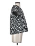 Abbey Glass Silver White Short Sleeve Blouse Size XS - photo 4