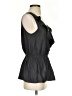 Express 100% Polyester Black Sleeveless Blouse Size S - photo 4