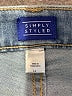 Simply Styled Solid Blue Jeans Size 14 - photo 7