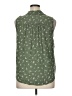 Torrid Green Sleeveless Button-Down Shirt Size 1X Plus (1) - photo 2