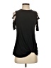 Venus Black Short Sleeve Top Size S - photo 1