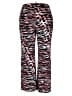 NY Collection Animal Print Red Black Casual Pants Size XL - photo 2