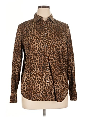 Lauren by Ralph Lauren Long Sleeve Button-Down Shirt (view 1)