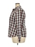 Talbots Plaid Brown Long Sleeve Button-Down Shirt Size 18 - photo 5
