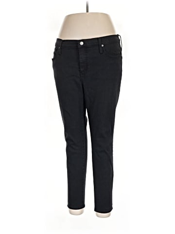 Madewell Petite 9" Mid-Rise Skinny Jeans in Lunar Wash: TENCEL&trade; Denim Edition (view 1)