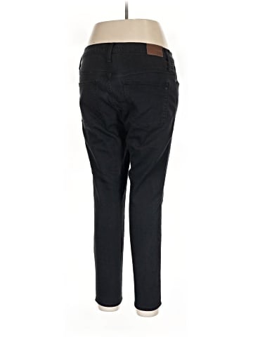 Madewell Petite 9" Mid-Rise Skinny Jeans in Lunar Wash: TENCEL&trade; Denim Edition (view 2)