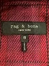 Rag & Bone Plaid Burgundy Blazer Size 10 - photo 6