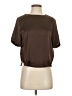 Ann Taylor LOFT 100% Polyester Brown Short Sleeve Blouse Size XS - photo 1
