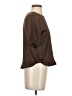 Ann Taylor LOFT 100% Polyester Brown Short Sleeve Blouse Size XS - photo 4
