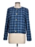 J.Crew Factory Store Tweed Blue Jacket Size 12 - photo 1