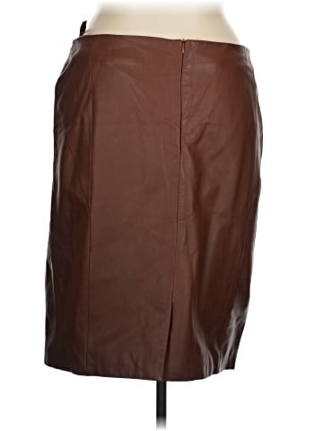 Spiegel Faux Leather Skirt (view 2)