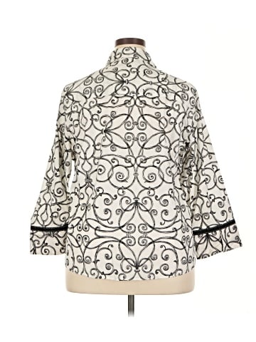 Foxcroft 3/4 Sleeve Button-Down Shirt (view 2)