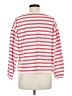 J.Crew 100% Cotton Stripes Red Long Sleeve Top Size M - photo 2