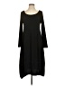 Marla Wynne Solid Black Casual Dress Size XS - photo 1