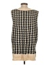 Unbranded 100% Acrylic Houndstooth Tan Sweater Vest Size S - photo 2