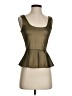 Bebe Gold Sleeveless Top Size S - photo 1