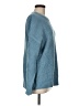 Easy Wear Jeans 100% Acrylic Solid Blue Pullover Sweater Size M - photo 4