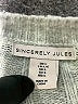 Sincerely Jules Metallic Gray Pullover Sweater Size L - photo 7