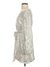 Shein 100% Polyester Metallic Silver Cocktail Dress Size S - photo 5