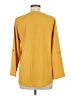 Everleigh 100% Polyester Yellow 3/4 Sleeve Blouse Size M - photo 2
