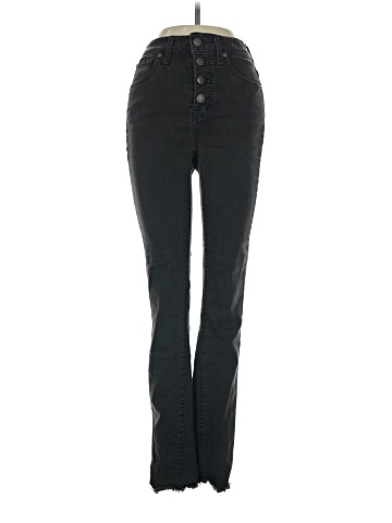 Madewell Tall Curvy High-Rise Skinny Jeans in Berkeley Wash: Button-Front Edition (view 1)